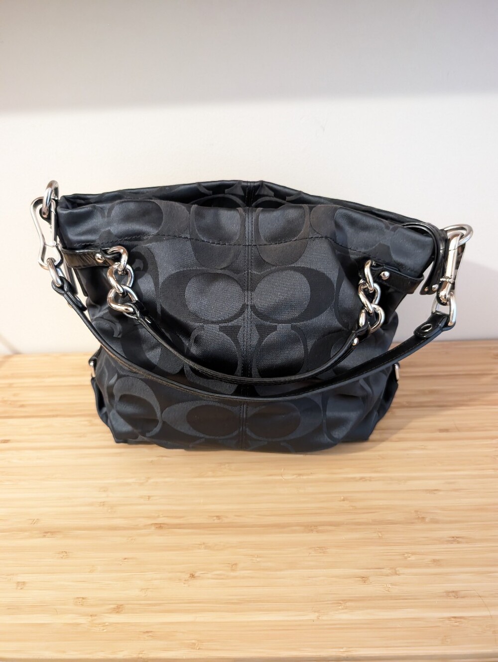 Coach Brooke Sateen Two Way Shoulder Bag